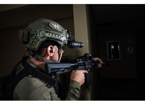 Team Wendy Rifletech - Stops AK-47 & AR-15 Rounds - NIJ III Helmet with No-Hole Design