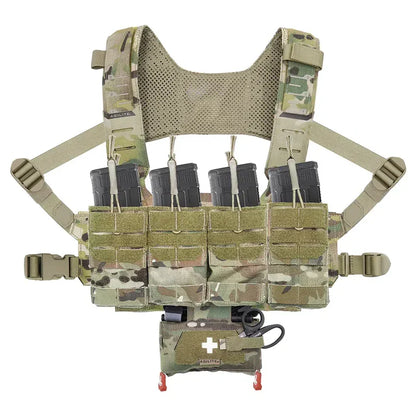 Agilite Reaper Rig - Fully Modular & Scalable Chest Rig w/ Placard & MOLLE Compatible