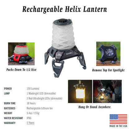 Princeton Tec Helix Backcountry Rechargeable Lantern