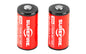 Surefire Battery -  CR123A Lithium -  2 Pack -  Red