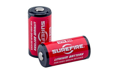 Surefire Fishbowl Battery Display -  CR123A Lithium -  65 Pairs -  Red