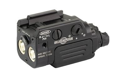 Surefire  -  Rechargeable Weapon Light w/Laser -  Fits Pistol and Picatinny Rails -  800 Lumens -  Red Laser -  Anodized Finish -  Black XR2-A-RD