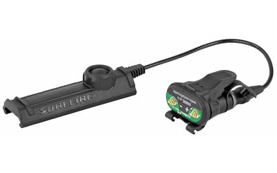 Surefire Remote Dual Switch for Weaponlights -  7" Cable -  Fits X-Series -  Momentary-On Pressure Pad and Constant-On Press Switch -  Black