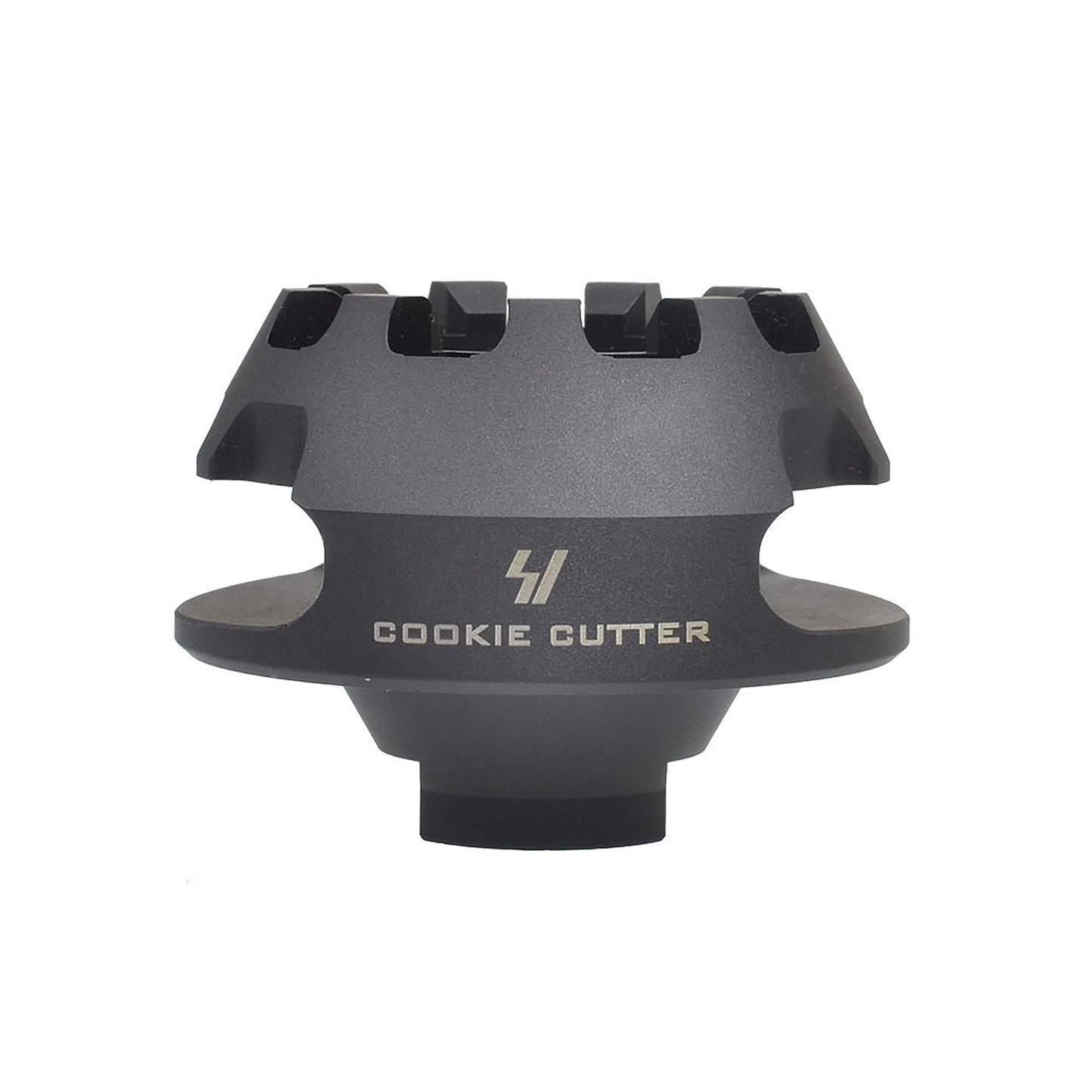 Cookie Cutter Muzzle Brake - Single Chamber Design to Eliminate Recoil Force - For AR/ AK pistols