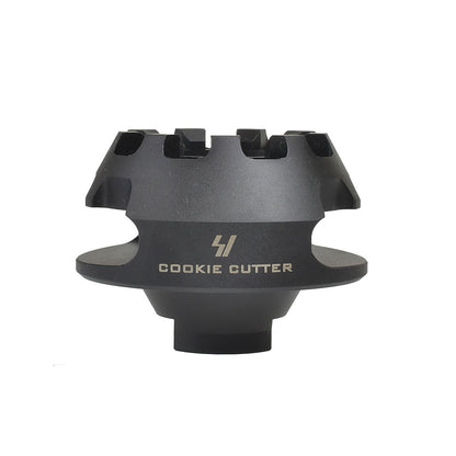 Cookie Cutter Muzzle Brake - Single Chamber Design to Eliminate Recoil Force - For AR/ AK pistols