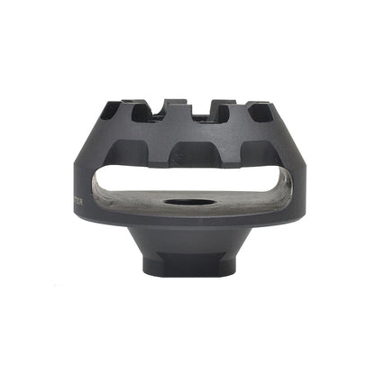 Cookie Cutter Muzzle Brake - Single Chamber Design to Eliminate Recoil Force - For AR/ AK pistols
