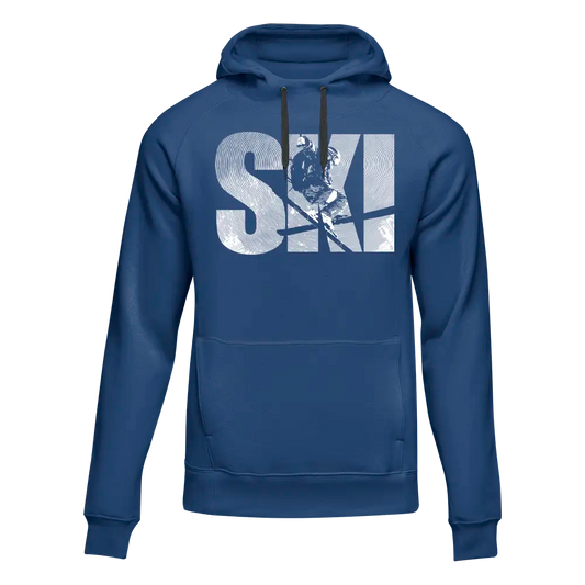 Ski Adult Fleece Hoodie