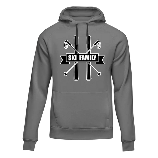 Ski Family Adult Fleece Hoodie
