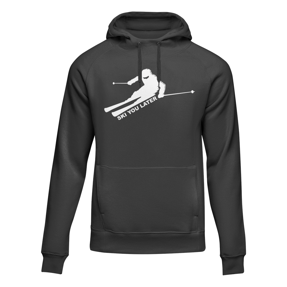 Ski You Later Adult Fleece Hoodie