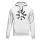 Snowboard Snowflake Adult Fleece Hoodie