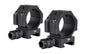 Trijicon Scope Rings -  35mm Low -  Q-LOC -  Fits Picatinny -  Anodized Finish -  Black