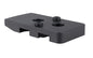Trijicon Accessory Ring Plate -  Low Mount -  Q-Loc -  Fits Trijicon RMR -  Anodized Finish -  Black