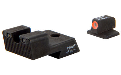 Trijicon HD Tritium Sight -  Fits Colt 1911 -  Orange Outline -  Novak Low Mount Dovetail Cut