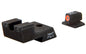 Trijicon HD Tritium Sight -  Fits Colt 1911 -  Orange Outline -  Novak Low Mount Dovetail Cut