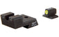 Trijicon HD Tritium Sight -  Fits Colt 1911 -  Orange Outline -  Novak Low Mount Dovetail Cut