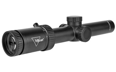 Trijicon Credo 1-6x24mm Second Focal Plane Riflescope with Red BDC Segmented Circle .223 / 55gr -  30mm Tube -  Matte Black -  Low Capped Adjusters