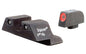 Trijicon HD Tritium Sight -  Fits Colt 1911 -  Orange Outline -  Novak Low Mount Dovetail Cut