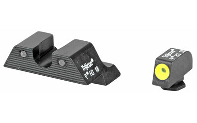 Trijicon HD Tritium Sight -  Fits Colt 1911 -  Orange Outline -  Novak Low Mount Dovetail Cut