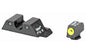 Trijicon HD Tritium Sight -  Fits Colt 1911 -  Orange Outline -  Novak Low Mount Dovetail Cut