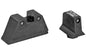 Trijicon Bright & Tough -  Sight -  Suppressor Set -  Fits GLOCK 20/21/29/30/41 (including S and SF variants) -  Black Front/Black Rear with Green Lamps