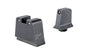 Trijicon Suppressor/Optic Height -  Night Sights -  White Front with White Rear & Green Lamps -  Fits GLOCK 42/43/43X/48