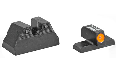 Trijicon HD Tritium Sight -  Fits Colt 1911 -  Orange Outline -  Novak Low Mount Dovetail Cut