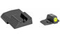 Trijicon HD Night Sights -  Fits H&K .45C/.45C Tactical/P30/P30L/VP9 Models -  Not Compatible with Optics Ready VP9 -  Orange Front Outline -  Front/Rear