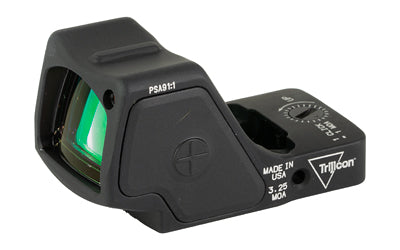 Trijicon RMR HD -  Reflex Sight -  55 MOA Segmented Ring w/1 MOA Dot -  Matte Finish -  Black -  Forward Facing Light Sensor