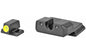 Trijicon HD Tritium Night Sight -  Fits S&W M&P Shield -  Yellow Outline