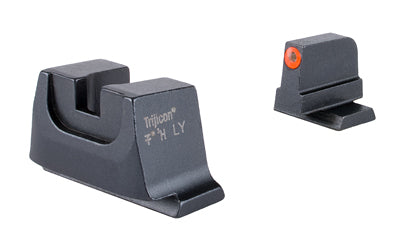 Trijicon Suppressor/Optic Height -  Night Sights -  Orange Front with Metal Rear & Green Lamps -  Fits Smith & Wesson M&P C.O.R.E./M&P M2.0