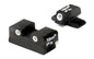 Trijicon Tritium Night Sight -  Fits M&P -  Green/Green -  Matte Finish -  3 Dot
