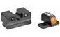 Trijicon HD Tritium Sight -  Fits Colt 1911 -  Orange Outline -  Novak Low Mount Dovetail Cut