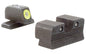 Trijicon HD Tritium Sight -  Fits Colt 1911 -  Orange Outline -  Novak Low Mount Dovetail Cut