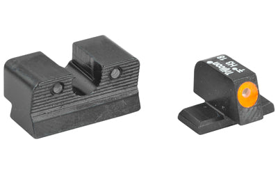 Trijicon HD Tritium Sight -  Fits Colt 1911 -  Orange Outline -  Novak Low Mount Dovetail Cut
