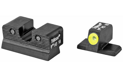 Trijicon HD Tritium Sight -  Fits Colt 1911 -  Orange Outline -  Novak Low Mount Dovetail Cut