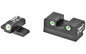 Trijicon Tritium Night Sight -  Fits M&P -  Green/Green -  Matte Finish -  3 Dot