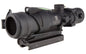 Trijicon ACOG -  4x32 -  Dual Illuminated Green Chevron -  ARMY Rifle Combat Optic (RCO) for the M150 -  With TA51 Mount