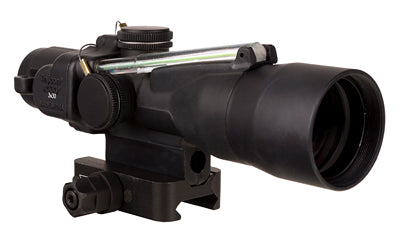 Trijicon ACOG -  3X30mm -  Dual Illuminated Green Chevron .233/62 Grain -  Includes Q-LOC Mount -  Matte Finish -  Black