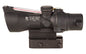 Trijicon ACOG -  3X24mm -  Dual Illuminated Red Horseshoe/Dot 223/55 Grain -  Includes Q-LOC Mount -  Matte Finish -  Black