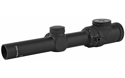 Trijicon AccuPoint 1-6x24mm Riflescope Standard Duplex Crosshair with Green Dot -  30mm Tube -  Matte Black -  Capped Adjusters