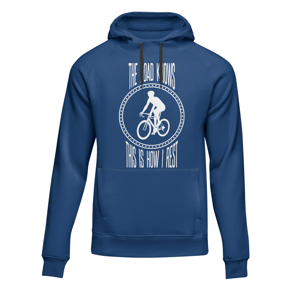 The Road Knows This Is How I Rest Adult Fleece Hoodie