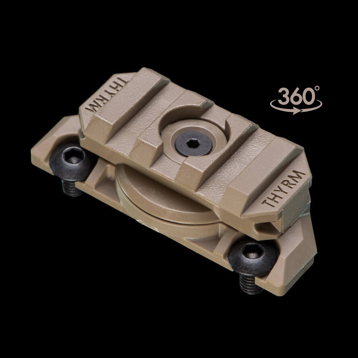Thyrm VariArc - 360 Degree Helmet Light Mount with Integrated Picatinny Rail