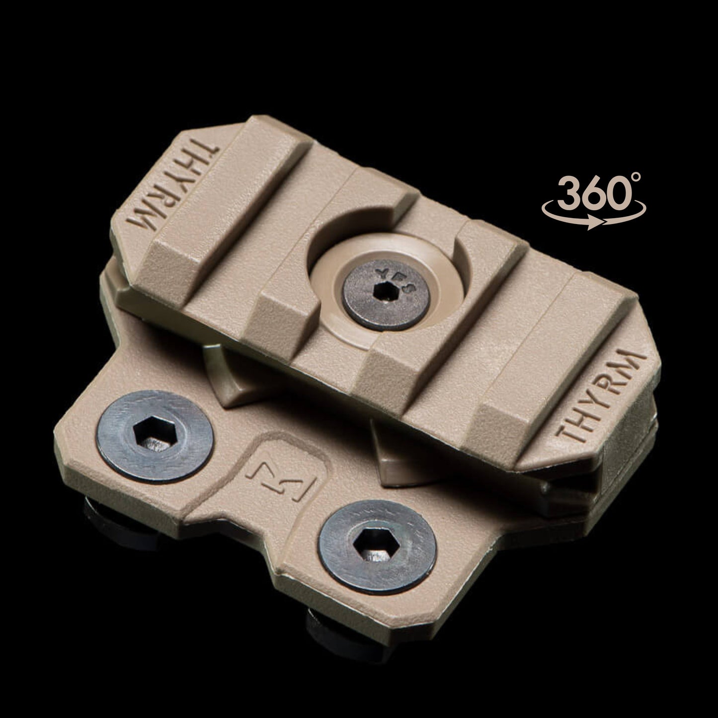 Thyrm VariArc - 360 Degree Helmet Light Mount with Integrated Picatinny Rail