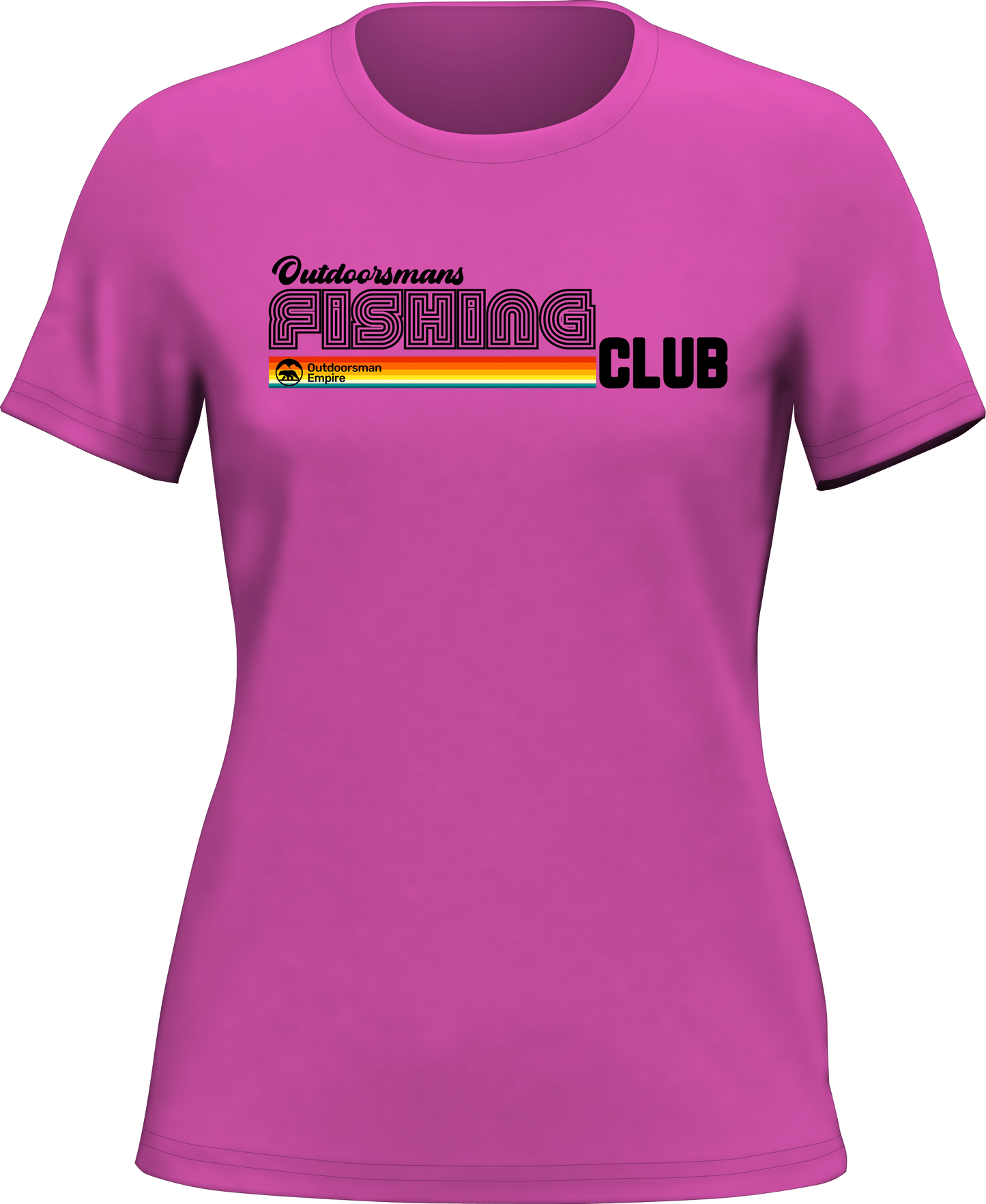 Outdoorsman Fishing Club Disco T-Shirt for Women