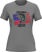 Fisherman American Empire Color T-Shirt for Women