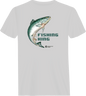 Fishing Pixelated Man T-Shirt