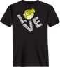 Love Fishing Green Blowfish Globe Man T-Shirt