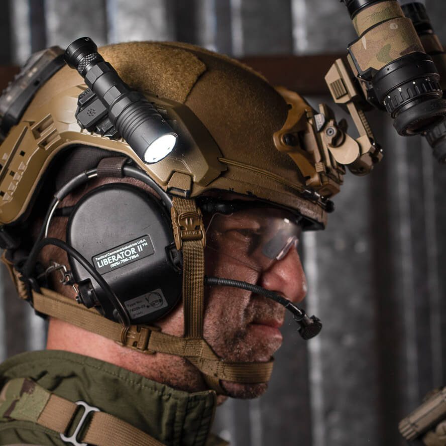 Thyrm VariArc - 360 Degree Helmet Light Mount with Integrated Picatinny Rail