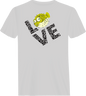 Love Fishing Green Blowfish Globe Man T-Shirt