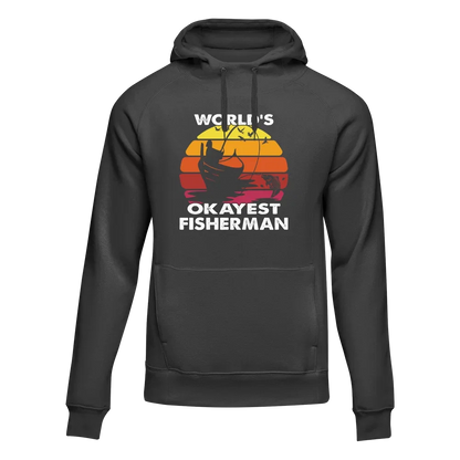 World's Okayest Fisherman Unisex Hoodie